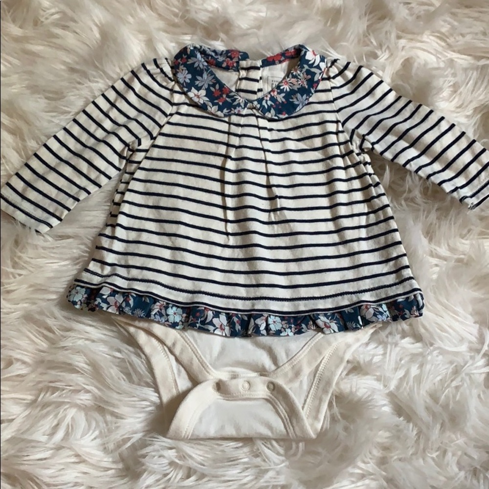 Baby Gap 3-6 Month Striped Collared Shirt